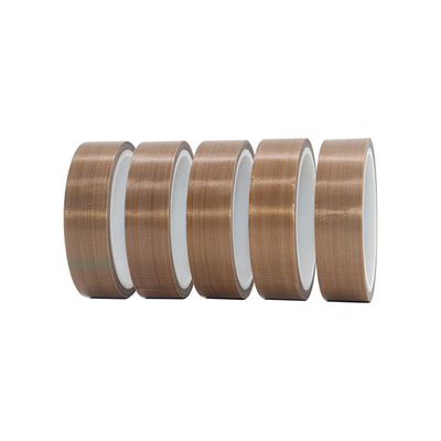 Dimensional Stability PTFE Coated Tape Silicone Adhesive PTFE Fiberglass Tape