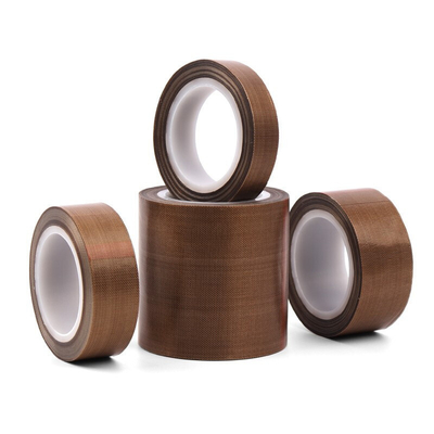 50m PTFE Adhesive Tape Custom Width Fiberglass Teflon Tape With Liner