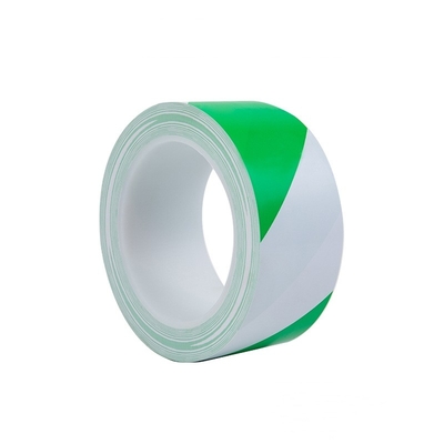 White Green PVC Caution Adhesive Tape For Identification And Construction