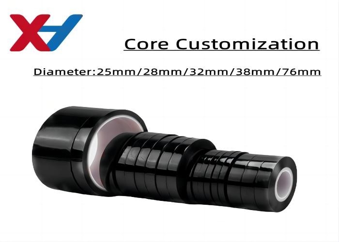 500mm Width Black Polyimide Adhesive Tape High Temperature Resistant