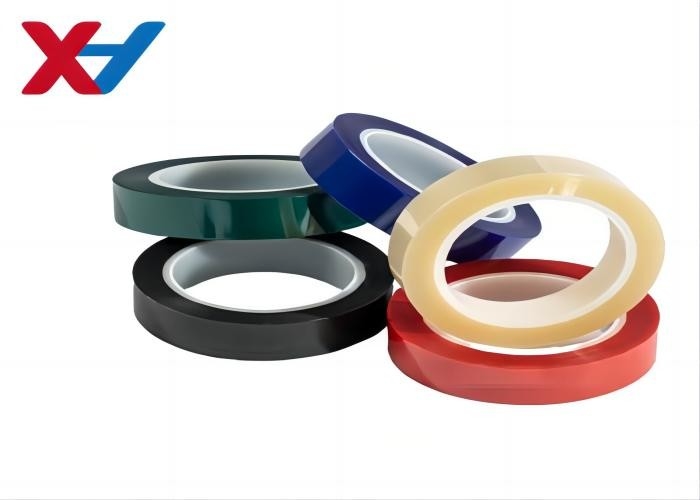 Green 0.05mm Polyester Adhesive Tape Silicone For Powder Coating