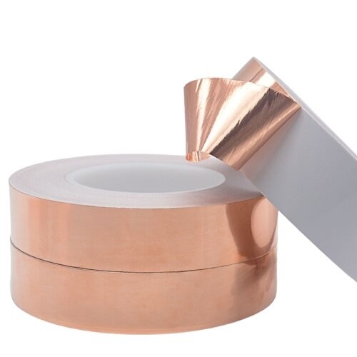 0.06mm Copper Foil Tape 50microns Electrical Insulation Tape For Guitar