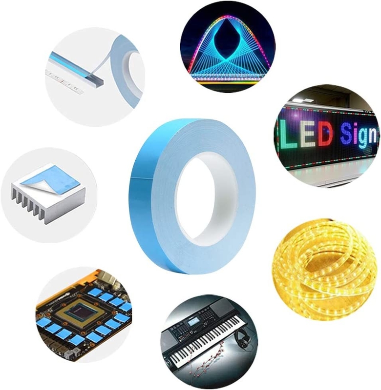 0.25mm Double Sided Adhesive Thermal Tape For LED Strips Beds Computer CPU