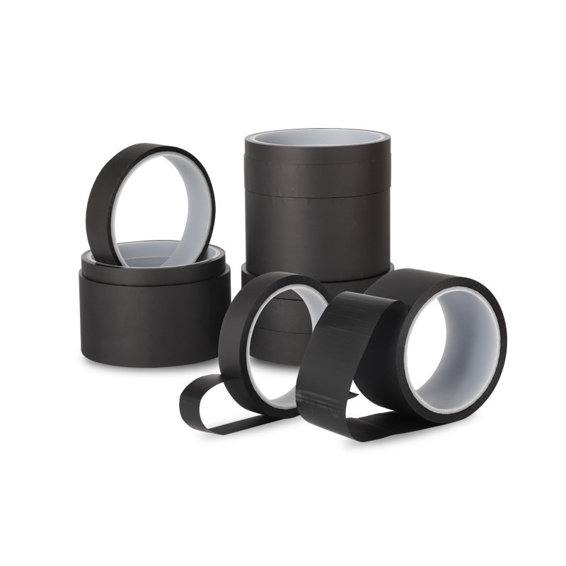 Heat Resistant Black Color Kapton Polyimide Tape Log Roll Jumbo Roll