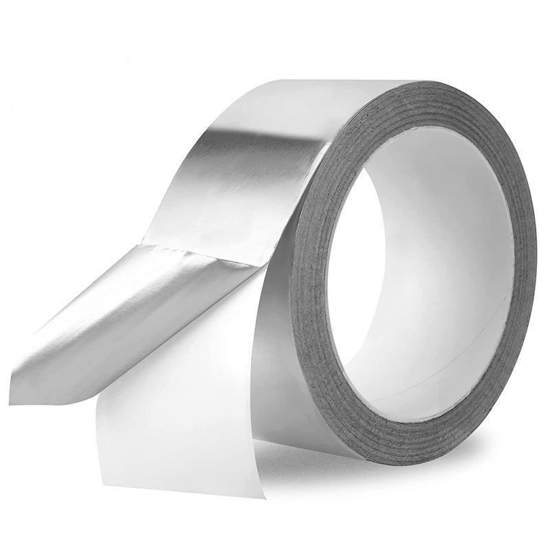 50um Aluminum Foil Tape 1mm Heat Resistant Aluminum Tape More Sticky