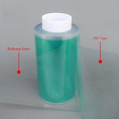 0.05mm Release Liner Service 75mic Polyester Adhesive Tape Clean Removal