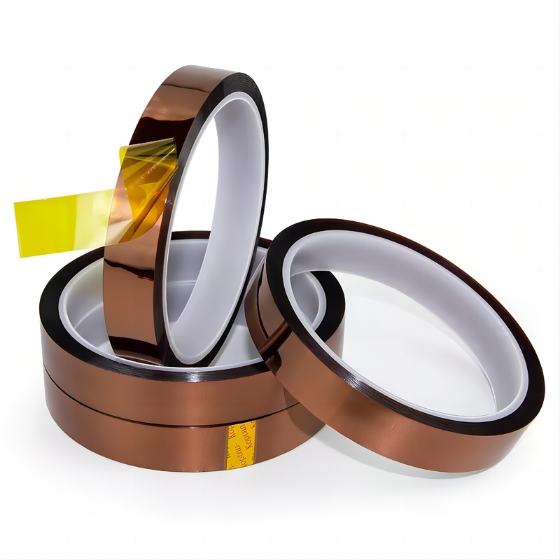 Single Side Heat Resistant Kapton Polyimide Tape 0.04mm For Craft
