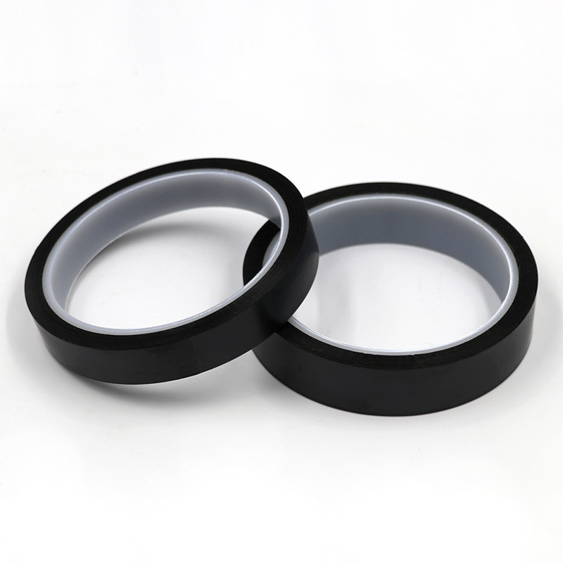 Custom Matt and Glossy Black Color Kapton Polyimide Film Tape