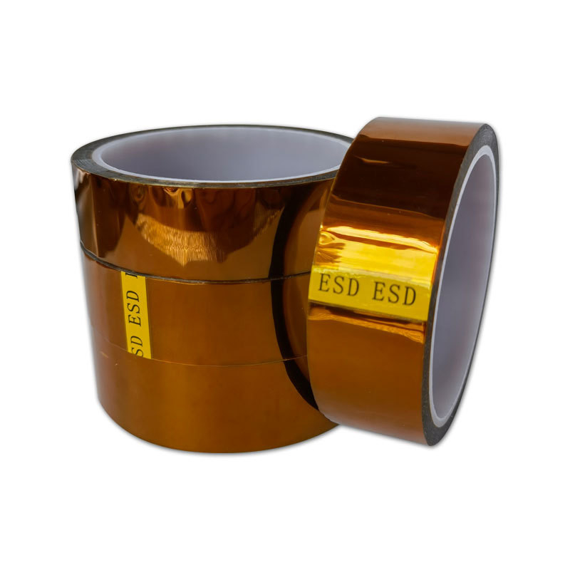 High Temperature Polyimide Film Silicone Adhesive Anti-static Kapton Tape