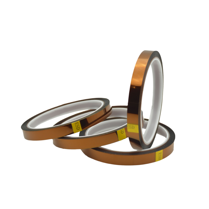 0.08mm ESD Kapton Tape Clean Removal Heat Resistant Polyimide Tape