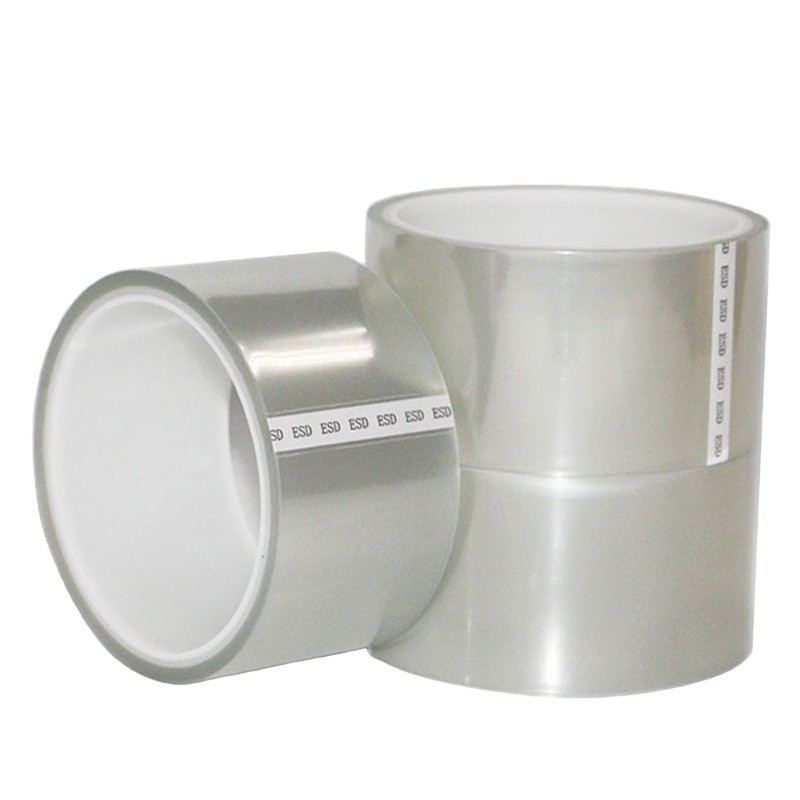 Low Static Polyester Adhesive Tape 500mm ESD Grid Tape Reduce Static Charge