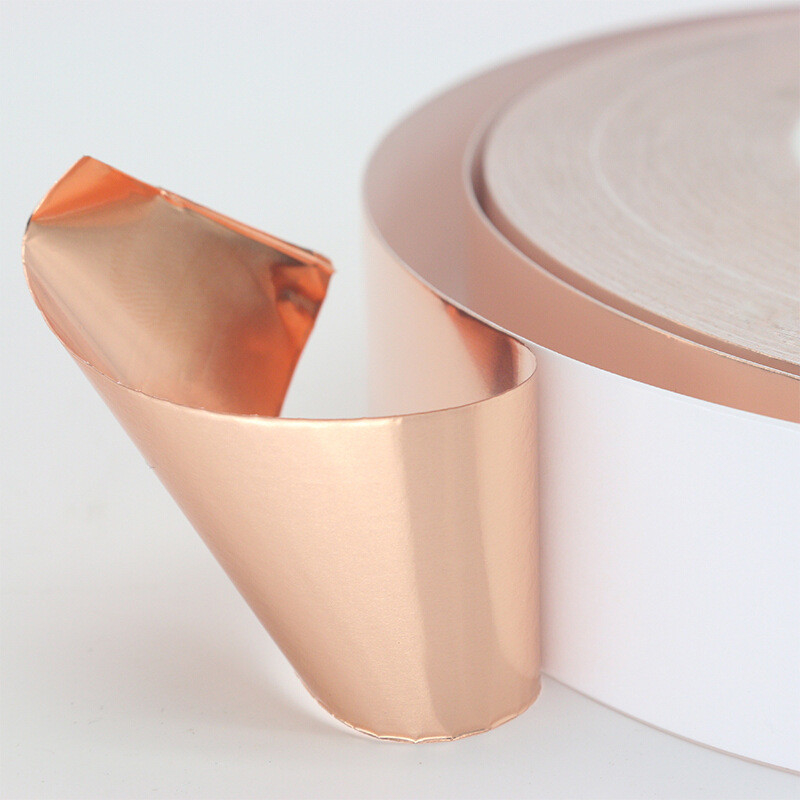 Heat Resistant Double Sided Copper Tape 100mm For Electrical Repair
