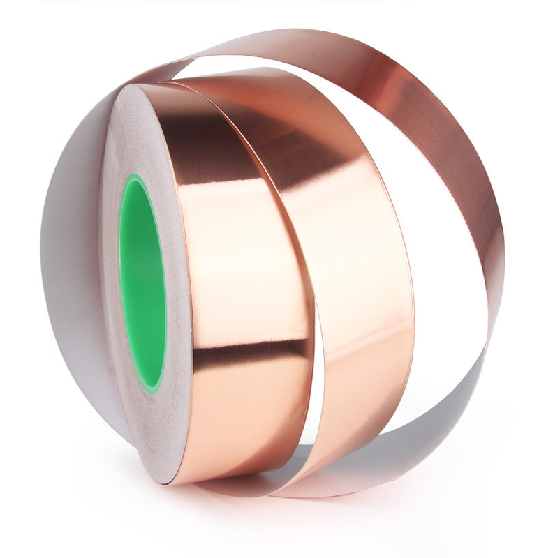 Amber Copper Foil Tape 300mm Metal Foil Tape For Electrical Repairs Grounding