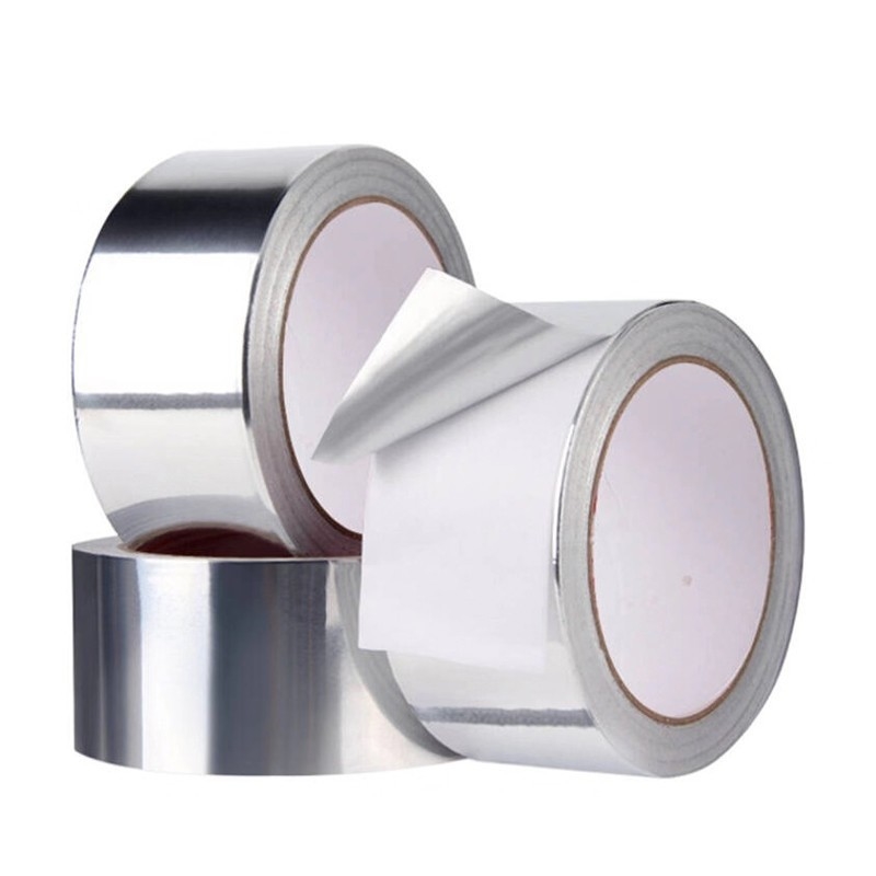 50um Aluminum Foil Tape 1mm Heat Resistant Aluminum Tape More Sticky