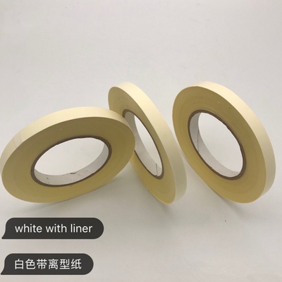 White Acetate Cloth Tape Easy Punching Acrylic Glue Single Coated